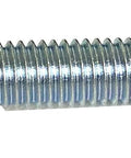 M8 flange bolt with ribbed neck, zinc-plated, 35mm length