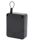 Automatic Retractable Screen Door Closer With 2.65 Lbs Closing Force, black ABS and alloy steel casing shown.