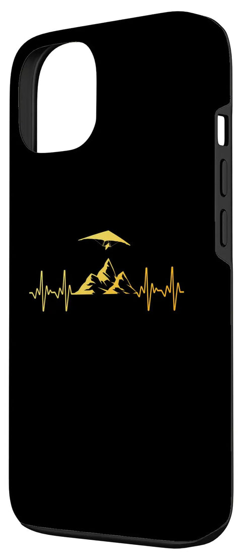 Funny Hang Glider Art Phone Case For iPhone 13 Clear Case With Cool Hang Gliding Theme For Men Women Teens Kids And Instructors
