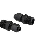 Heavy Carbon Steel Hydraulic Flare Union Push Fitting Oil Line Piece For Garage Quarter Inch Twelve mm Threads Require Tight Seals High Pressure Setup No Leak Issues When Things Get Rough Daily Grind, black threaded fittings