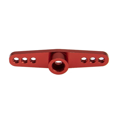 Red aluminum 25T servo horn double arm Three Pack Aluminum Alloy 25T Servo Horns Double Arm Steering Arms For Futaba Savox Power HD HSP