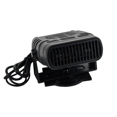 Slick 10W Solar Panel Heater For Cars And Small Barns, Portable Off Grid Winter Warming Device with fan and bracket.