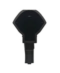 Front view of Fixed Stock Black Plastic Immovable Lock Design For Gaming And Simulation Gear focusing on interior structure.