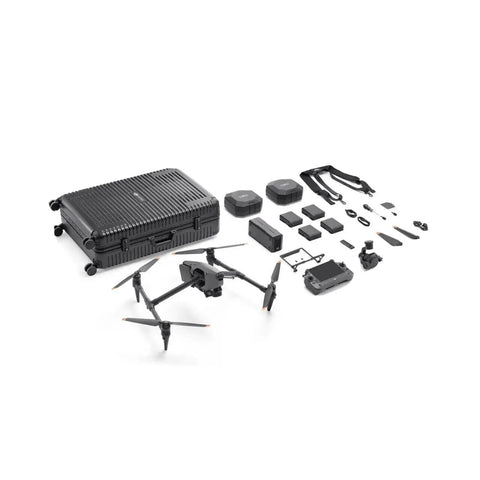 Inspire 3 Pro Cinema Drone Kit With Zenmuse X9 8K Air Gimbal RC Plus Controller, 6 TB51 Batteries, 1TB PROSSD, and Trolley Case