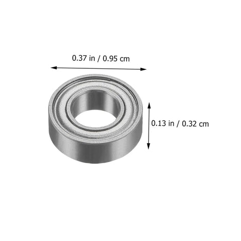 Metal bearing from Top Mount Router Bit Ball Bearing Repair Kit for Router Bits Replacement Tools Low Noise Metal Miniature Bearings
