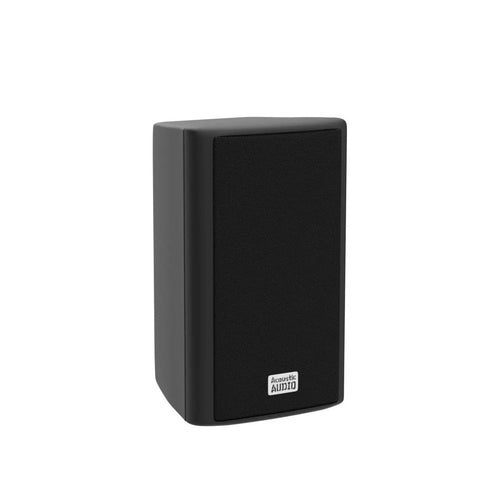 AA351B 2 Way High Performance Indoor Outdoor 500W Speakers With Killer Bass, Weatherproof Black Exterior