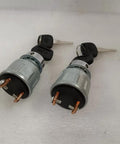 JWDAWN 2Pk JK404C Ignition Switch Key for Electric Forklift Trailer Caravan with two keys and 20mm mounting hole.