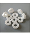 10 Pcs 623 Fishing Reel Bearing ABEC 9 3x10x4mm Zirconia ZrO2 Full Ceramic Ball Bearings on gray surface