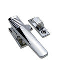 Door Handle Lock For Kitchen Cabinets And Steamers Left Side Mount Rugged Pro Grade Cabinet Hardware Upgrade, chrome finish