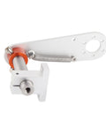 Adjustable Non Slip Aluminum Encoder Bracket For 38mm Encoders With 6mm Shaft Universal Mounting Bracket side view, compact and lightweight