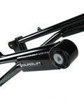 Beefy Superlift Radius Arms For Ford F 250 And F 350 Super Duty 4WD With 2 To 8 Inch Lift High Clearance Heavy Duty Off Road Ready Upgrade Includes Installed Bushings And EC Coat Finish black steel arms with bushings