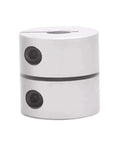 Beefy Rigid Clamp On Shaft Coupling, 20 mm Diameter, 25 mm Length, Aluminum Motor Shaft Connector With 5 mm To 9.525 mm Bore