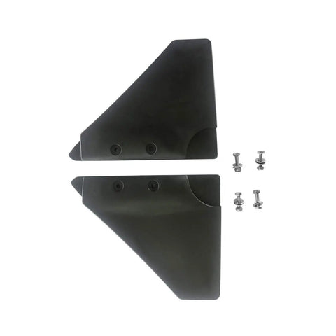 Hydrofoil Stabilizer Dorsal Fin Wing For Outboard Motors 5 To 150 HP Easy Install Durable Aluminum Build Boost Stability And Handling On The Water Today, shown with mounting screws.