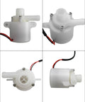 Top Shelf Ice Maker Water Pump Replacement For Small Bullet And Cubed Units Compatible With Model Zlwb 12, compact white pump.