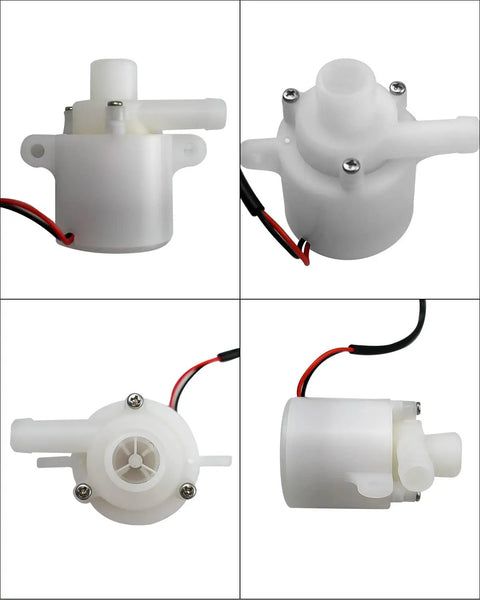 Top Shelf Ice Maker Water Pump Replacement For Small Bullet And Cubed Units Compatible With Model Zlwb 12, compact white pump.