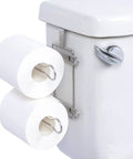 Over The Tank Toilet Paper Holder Stainless Steel Chrome Finish Easy Install No Fuss Rustproof Bathroom Tissue Storage Rack