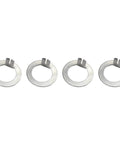 Four 1-in trailer spindle washers with tang tabs for EZ Lube axles (4-pack)