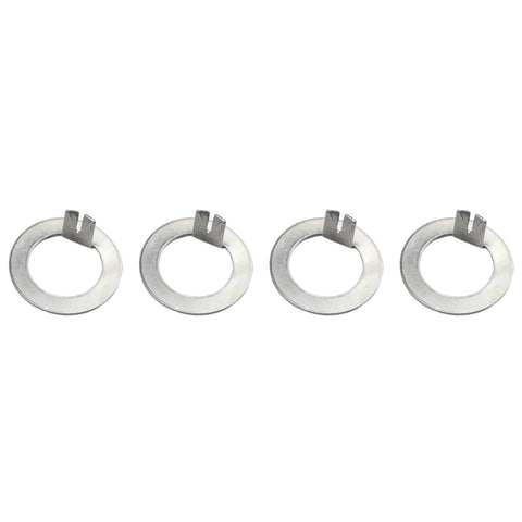 Four 1-in trailer spindle washers with tang tabs for EZ Lube axles (4-pack)