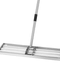 Lawn Leveling Rake With 76 Inch Handle, Stainless Steel Ground Leveler for Spreading Sand Soil Seed Gravel