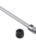 Hella Tough 8mm Cylindrical Shank Collet Extension With Knockout Precision Threading For Heavy Shop Lathes And Mill Tools, steel design