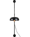 Adjustable Antique Brass Wall Sconce With White Ceramic Shade Hits Different In Kitchens Or Hallways Super Chic One Light Fixture Easy To Mount Rock Solid Vintage Design, black metal finish, modern design.
