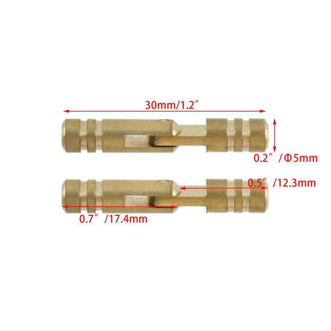 Slick Hidden Barrel Hinges 5x30mm Brass Box Hinges with measurements for Small Boxes And Jewelry Boxes