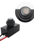 Dusk To Dawn Outdoor Photocell Sensor Switch 12V DC Auto On Off Post Lamp Light Control 5A Energy Saving mechanism close-up view