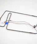 Refrigerator Defrost Heater Replacement DA47-00311A, black metal coil with wires, for Samsung models, top view