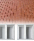 2 Pcs Brick Template DIY Paving Mold For Concrete Paths And Driveways Portable Stone Block Mold For Garden Paths Courtyards And Yards