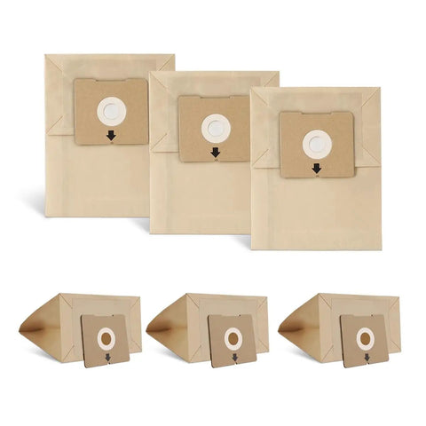 Six Pack Vacuum Bags That Fit Bissell Zing Canisters 4122 4122D 1668 1668C 1668W 2154A 2154C 2154W 1608 And PowerForce Plus Replacement Part 2138425 With Self Sealing Ring For Easy Emptying
