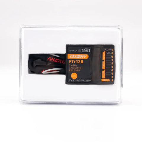 FTR12B 2.4GHz 12CH AFHDS 3 Dual Antenna Receiver for PL18 NB4 NB4 Lite Transmitters with Telemetry IBus Out SBUS PWM PPM Switching