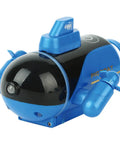 Mini RC Submarine For Adults With 4 Channel Remote Control, Dual Propellers And LED Dive Light For Pool And Lake