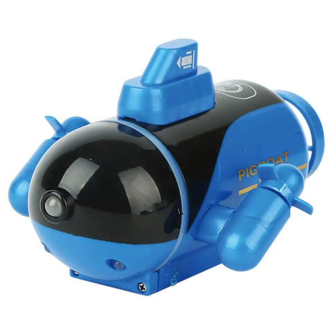 Mini RC Submarine For Adults With 4 Channel Remote Control, Dual Propellers And LED Dive Light For Pool And Lake