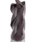 Close-up of TiAlN-coated roughing end mill; 3/4 in diameter, M42 cobalt.