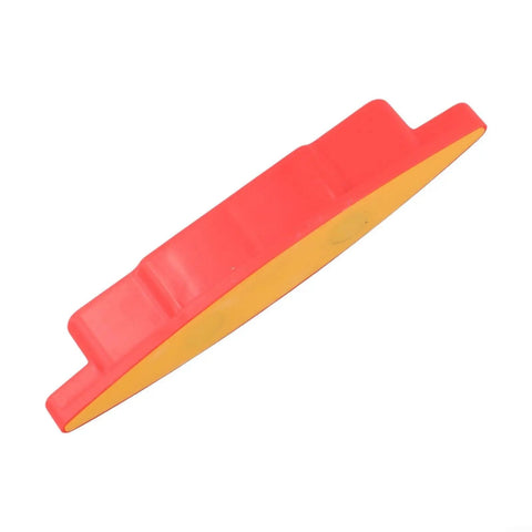 Magnetic Stud Finder Tool for Accurate Wall Detection of Screws and Nails on Drywall Surfaces, Suitable for Renovation and Installation Tasks (A) in red and yellow color.