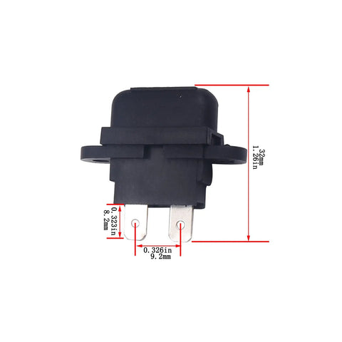 ATC Blade Fuse Holder With Cover Pack of 10 for Car Boat Truck SUV 32V DC Protection Durable Plastic Metal Build ROHS Compliant