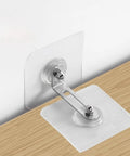 Four Pack Anti Tip Anchors For Furniture Stainless Steel And Acrylic, Adjustable Wall Mount Design, No Drill Required, Easy Install For Dressers Shelves TV Consoles Cabinets Keeping Kids Pets And Heavy Appliances Safe wall anchor on dresser