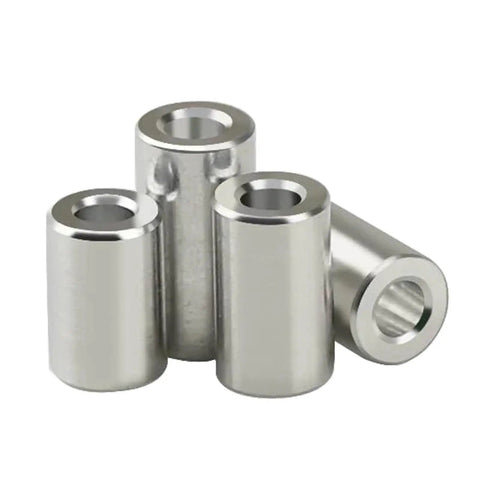 Premium Aluminum Standoff Spacer Set Featuring Cnc Machined Non Threaded Washers, M6 Diameter Twenty Millimeter Length, Rock Solid Sleeve Mounts For Rc Builds And Built Tough Diy Projects, Heavy Duty Precision Hardware