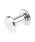 Fifty Pack Chicago Screws And Leather Rivets Featuring Phillips Cross Head Drive knockout silver barrel nut for leather crafts