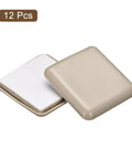 Slick Heavy Duty Furniture Sliders For A No Sweat Move With These Self Adhesive Square Chair Glides, 50mm grey plastic pads.