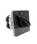 Multi Position Changeover Rotary Cam Switch 0 to 4 Positions 660V 50A Heavy Duty 2 Pole 3 Stage with Silver Contacts LW31
