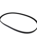 Heavy Duty 134T Drive Belt For Harley Davidson Motorcycle Engine Replacement 24mm Rubber transmission belt shown from an angle.
