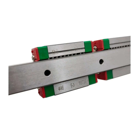 High Precision MGN7C Linear Guide Rail Kit With 400mm Smooth Motion Carriage Blocks For CNC Machines And DIY Projects Using Pre-Drilled Support Rails For Zero Maintenance And Reliable Heavy Duty Performance Today, close-up