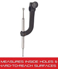Indicator Hole Attachment AGD Standard Pro Grade Clamp for Precise Hole Depths Up To 42 mm, Robust Metal Build, Model 670B