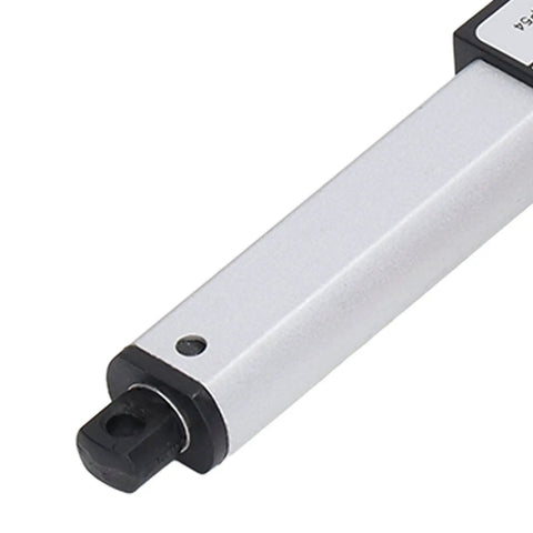 Close-up of Top Shelf Heavy Duty L Shaped Electric Actuator With 50mm Stroke and Built In Limit Switch for smart home projects.