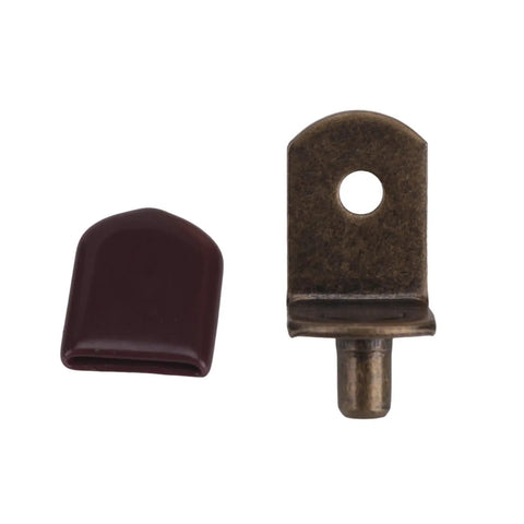 Heavy Duty L Shaped Shelf Pins Replacement 50 Pack Beefed Up Reinforced Iron Shelf Supports Peg with rubber sleeve