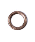 Factory Look Snug Fit Push Start Button Cover For Hummer Electric Pickup 2024 2025 ABS plastic trim ring with wood grain finish.