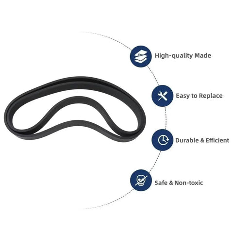 Two Pack Replacement Vacuum Belts For Bissell PowerForce CleanView Momentum PowerLifter Velocity Powerease, Durable Rubber Belts For Household Vacuum Cleaners, Easy Install, Replaces 3031120, 3031123, 2031093