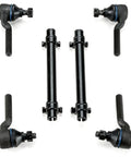 Street Ready Front Steering Tie Rod End Suspension Rebuild Kit For 1970 1971 1972 Dodge Charger And Coronet parts displayed in black finish.