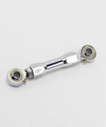 Chrome Shifter Linkage Rod Adjustable 4.0in To 5.5in For Harley V Twin Mid Control Bikes 1986 To 2025 Street Bob Low Rider S Softail Standard Dyna Aluminum 6061 T6 Chrome Plated, chrome rod